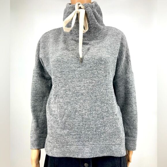 J.Crew Women’s Funnel Neck Grey Sweater Size S - Picture 1 of 9